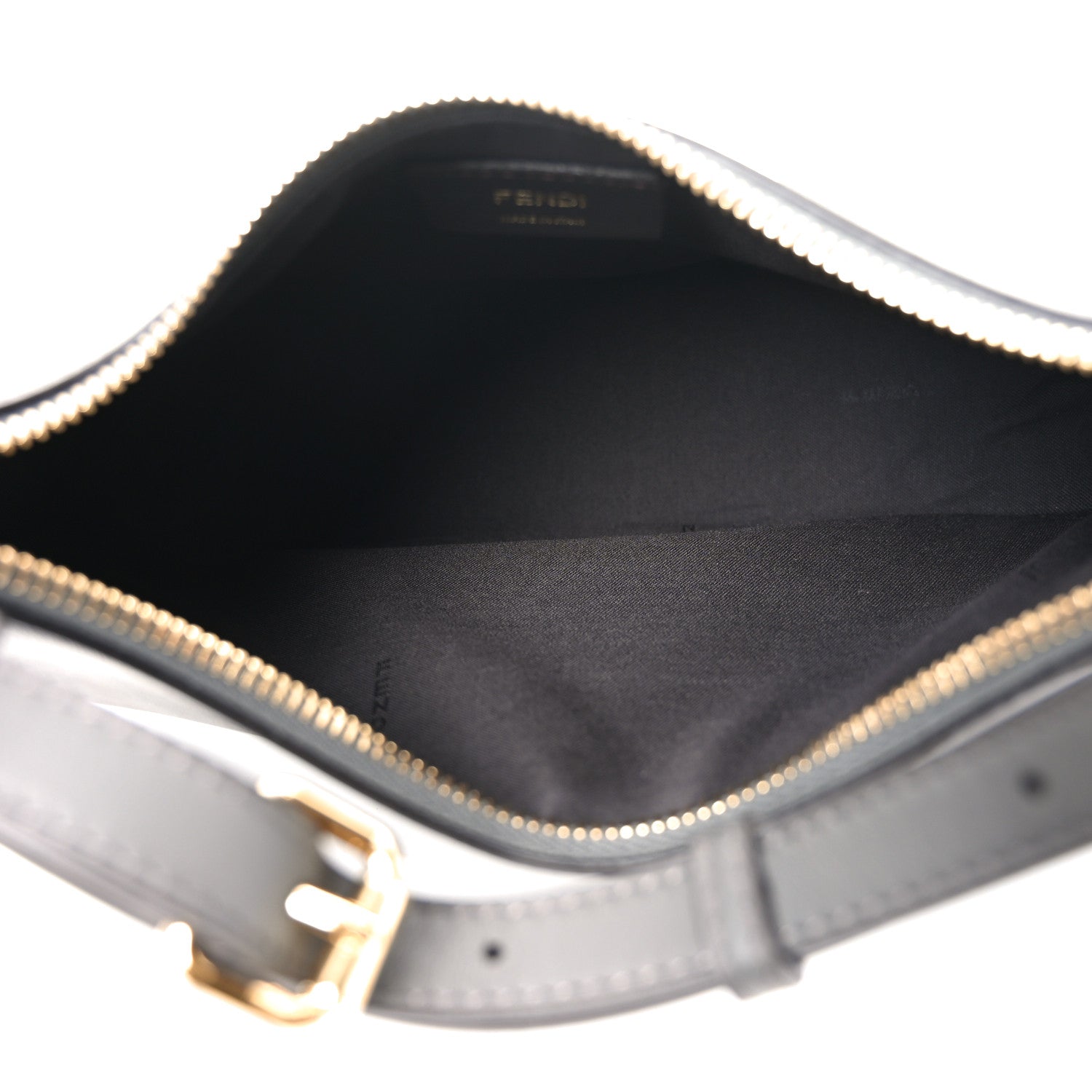 Fendi Vitello Grace Matte Small Fendigraphy Hobo Bag Anthracite 5 of 10