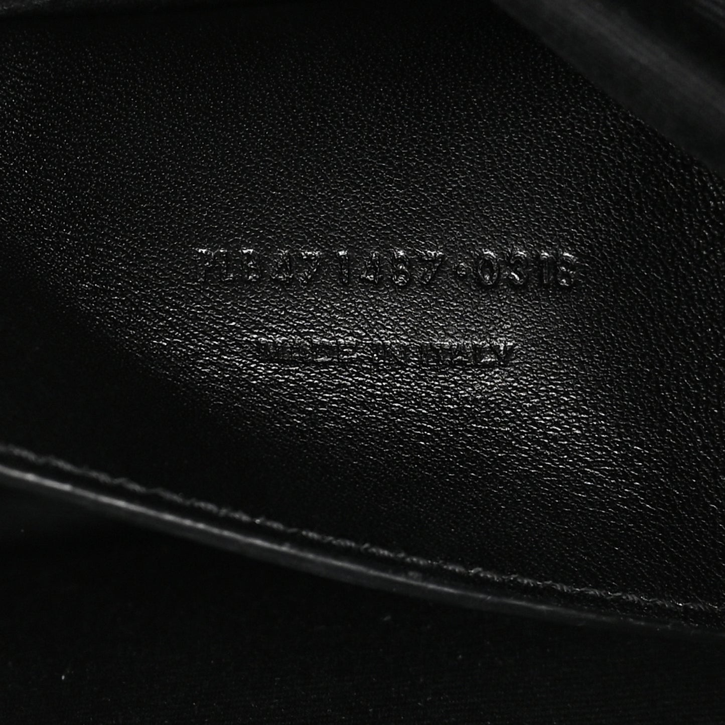 Grain De Poudre Medium West Hollywood Monogram Fold-Over Black