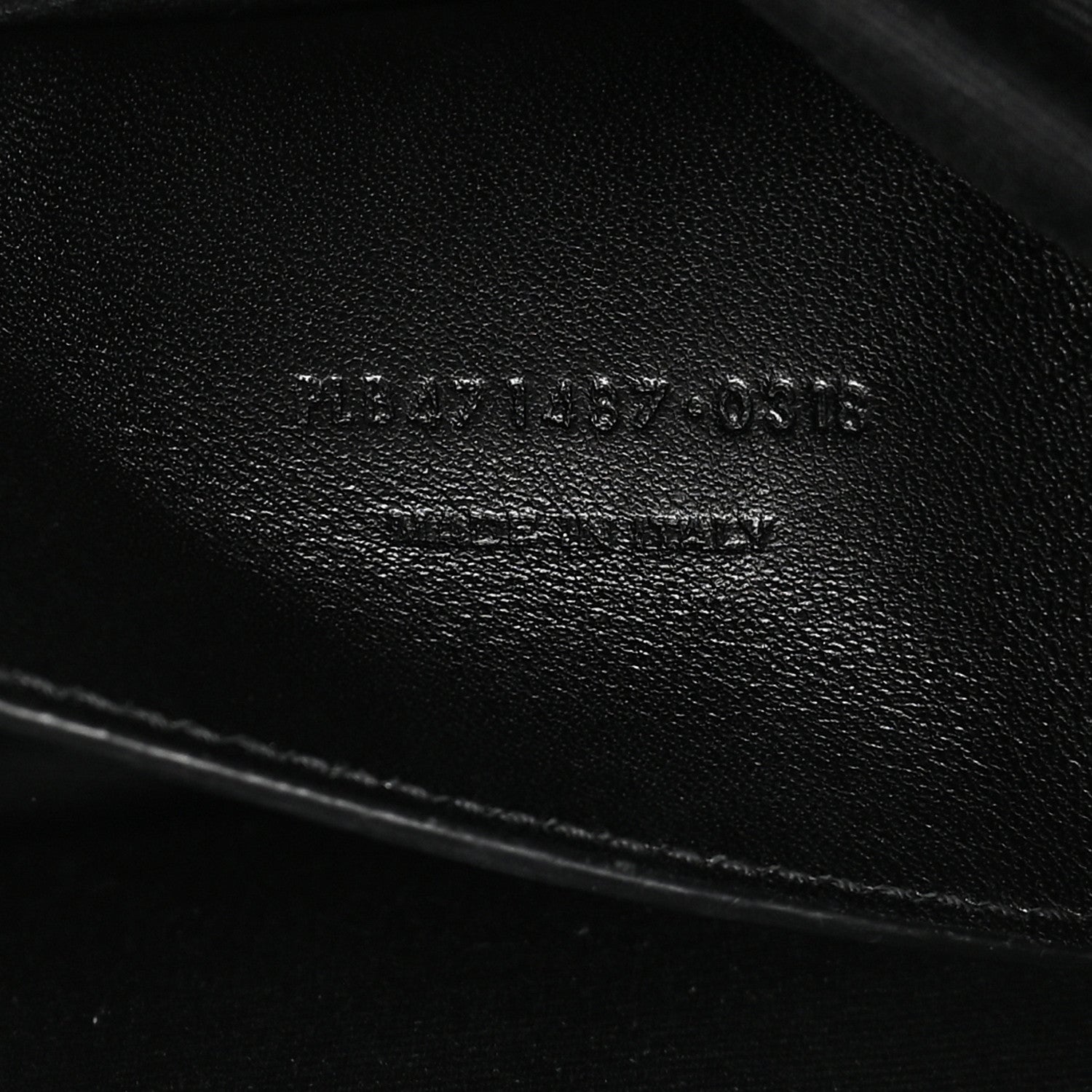 Saint Laurent Grain De Poudre Medium West Hollywood Monogram Fold-Over Black 7 of 12