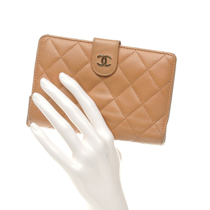 Chanel Lambskin Quilted Zipped Pocket Wallet Beige 2 of 11