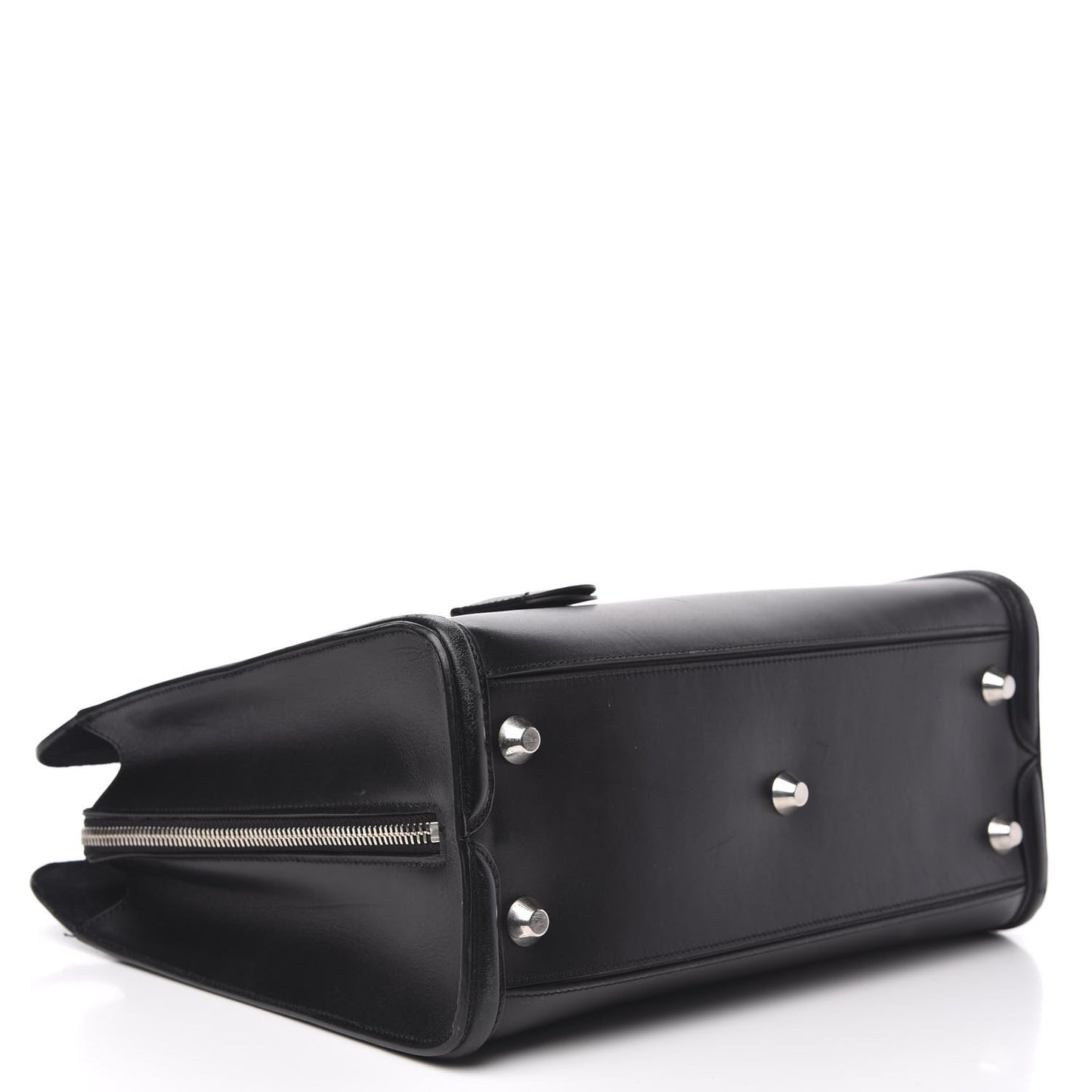 Calfskin Heroine Open Tote Black