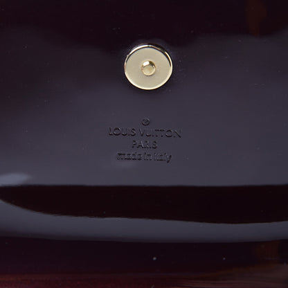 Louis Vuitton Patent Sobe Clutch Amarante 6 of 7