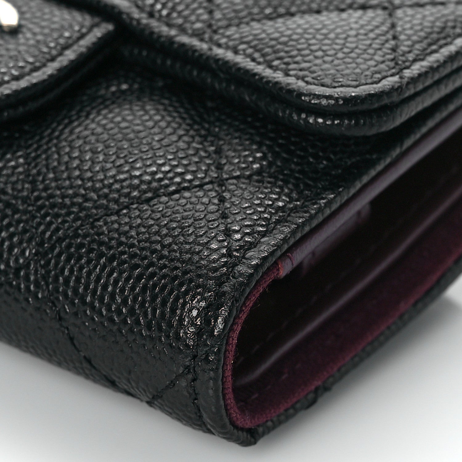 Chanel Caviar Quilted Classic 4 Key Holder Wallet Black 9 of 10