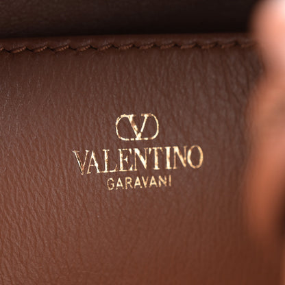 Valentino Garavani Nappa Vlogo Pouf Pouch Tan 6 of 9