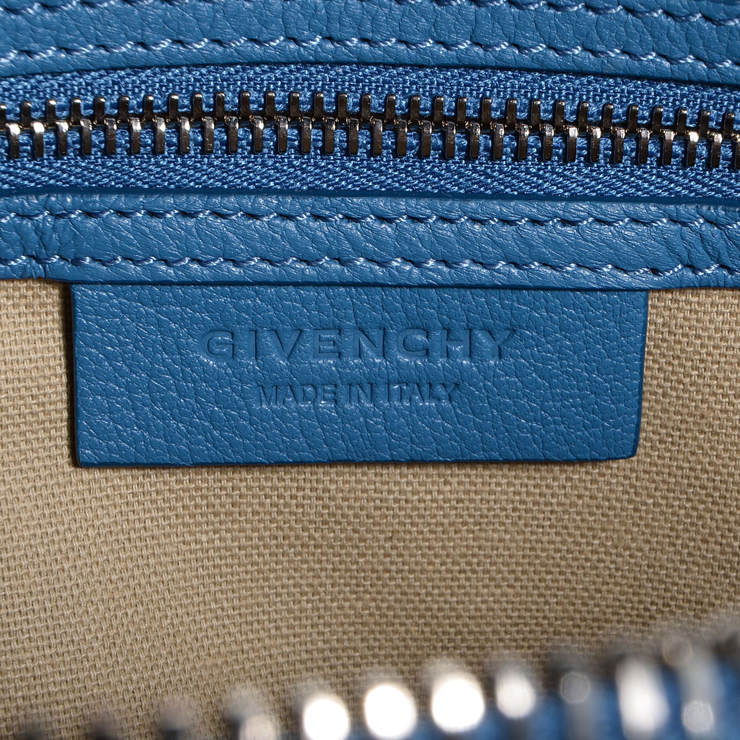 Givenchy Sugar Goatskin Medium Antigona Blue 8 of 12