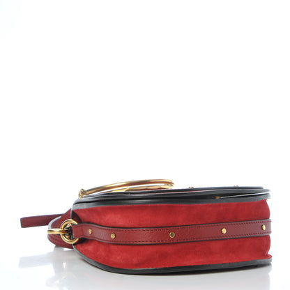 Chloe Calfskin Small Nile Bracelet Bag Dahlia Red 4 of 7