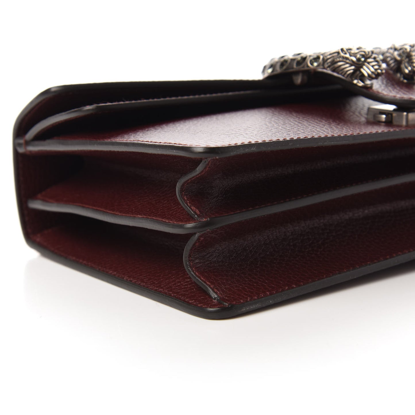 Dollar Calfskin Crystal Small Dionysus Shoulder Bag Vintage Bordeaux