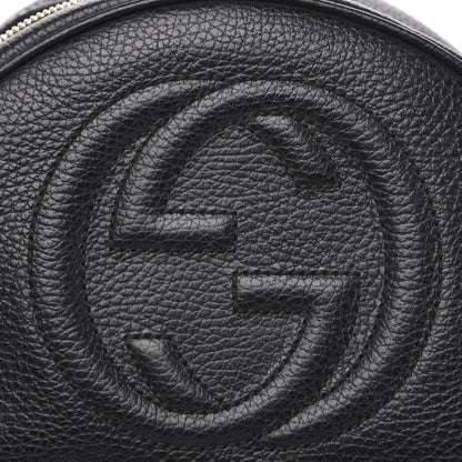 Gucci Pebbled Calfskin Soho Chain Backpack Black 9 of 9