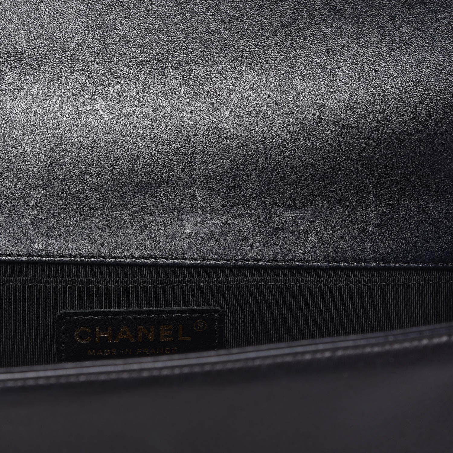 Chanel Lambskin Quilted Medium Boy Flap Dark Navy 9 of 18