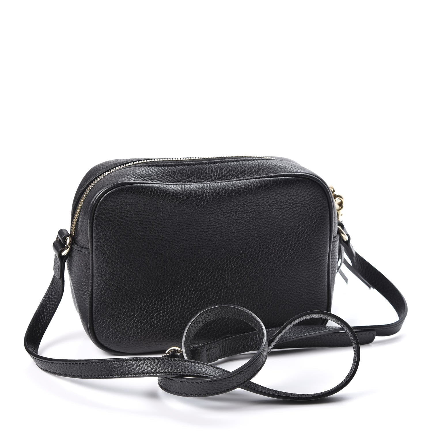 Gucci Pebbled Calfskin Small Soho Disco Bag Black 2 of 9