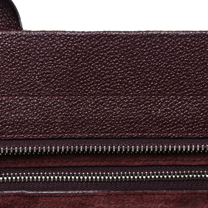 Saint Laurent Grained Calfskin Medium Cabas Rive Gauche Amaranto 15 of 29