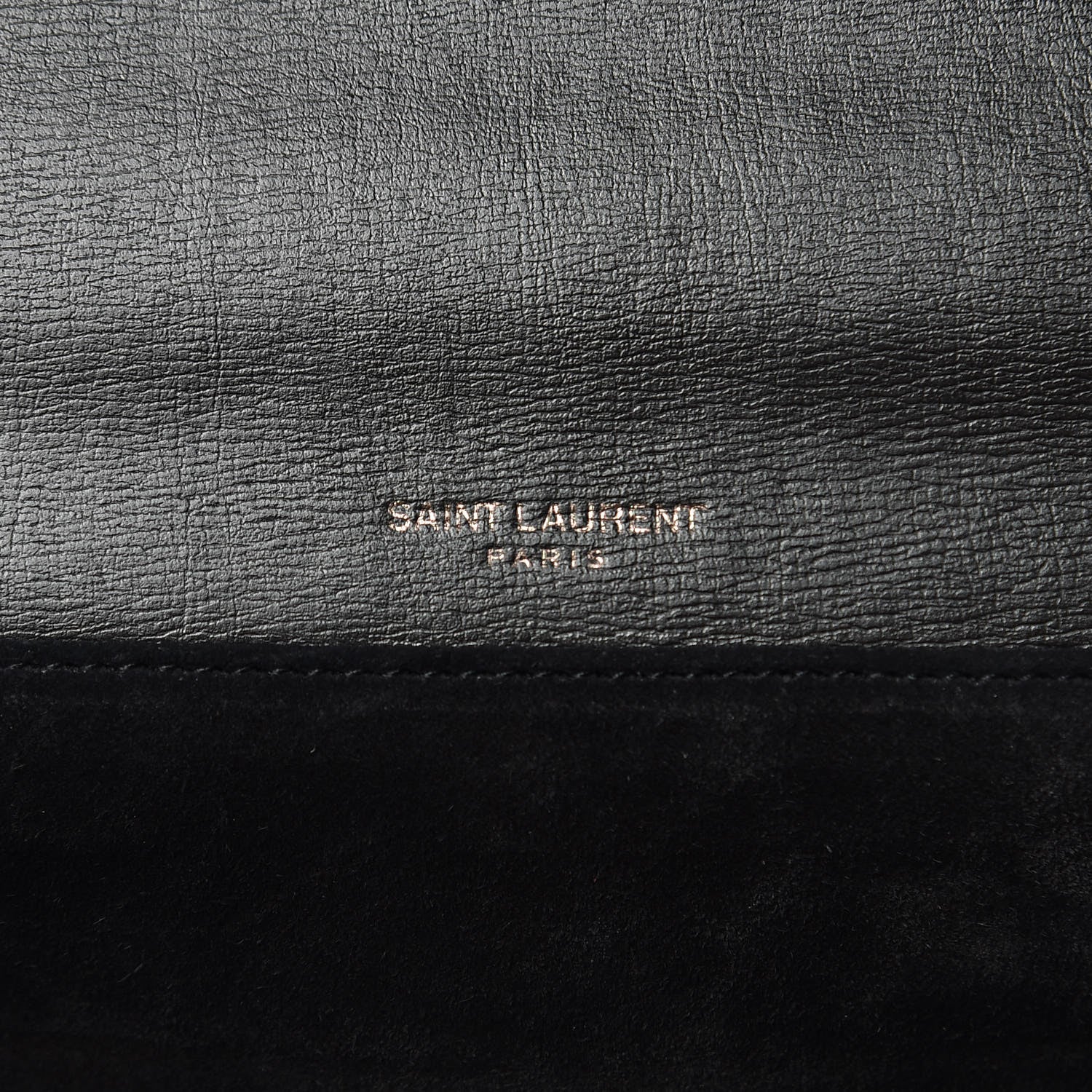 Saint Laurent Calfskin Medium Bellechasse Satchel Black 6 of 8