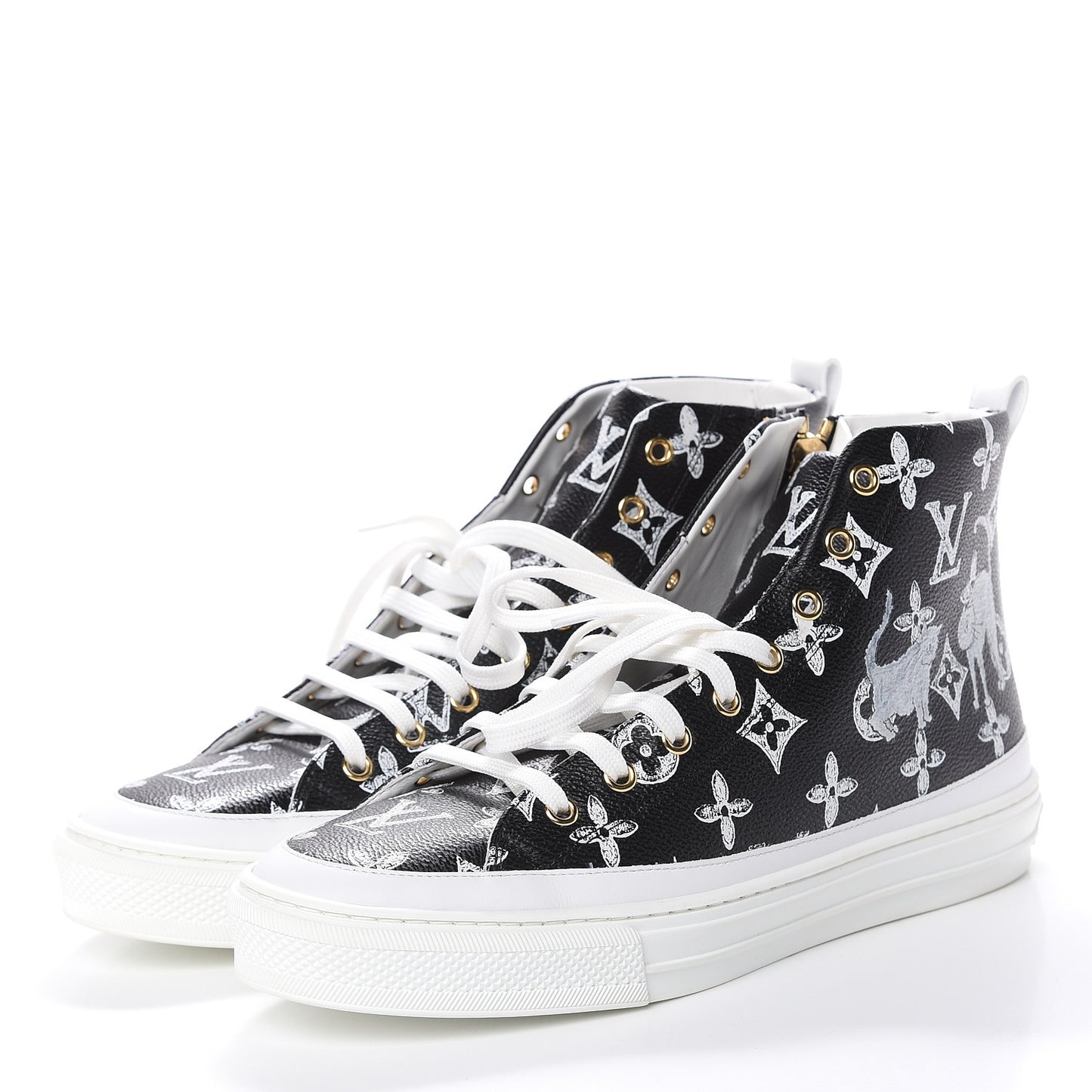 Catogram Stellar Sneaker Boots 40 Black