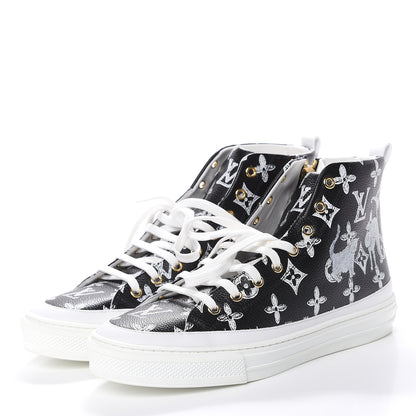 Louis Vuitton Catogram Stellar Sneaker Boots 40 Black 3 of 9