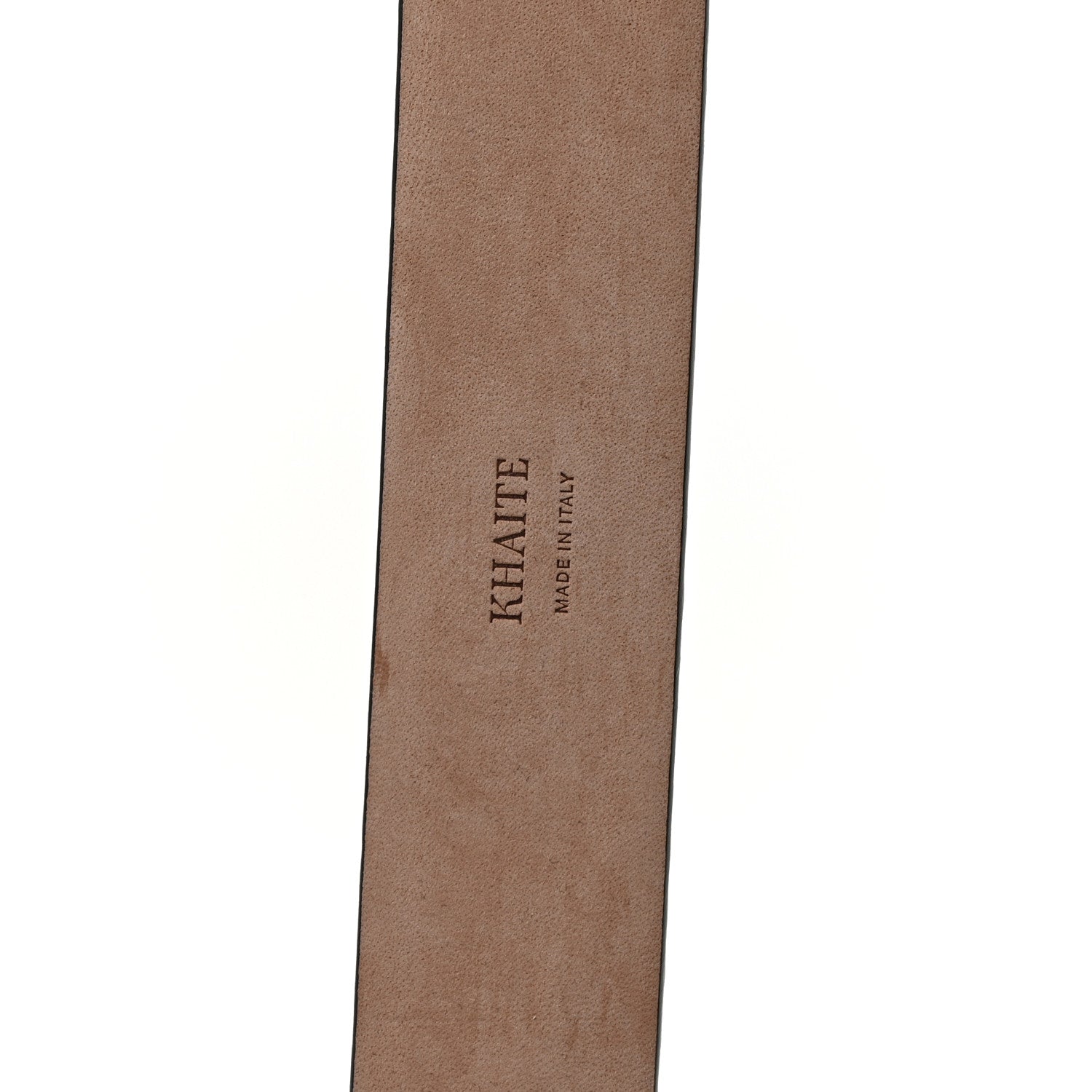 Khaite Calfskin Snakeskin Embossed Manhattan Belt 80 32 Natural 3 of 7