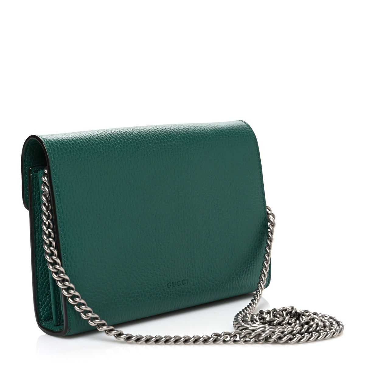Calfskin Mini Dionysus Chain Wallet Emerald