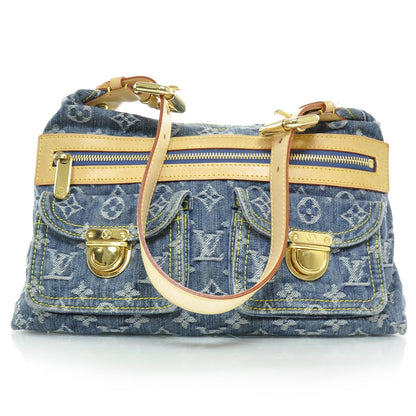 Louis Vuitton Monogram Denim Baggy PM Blue 1 of 9