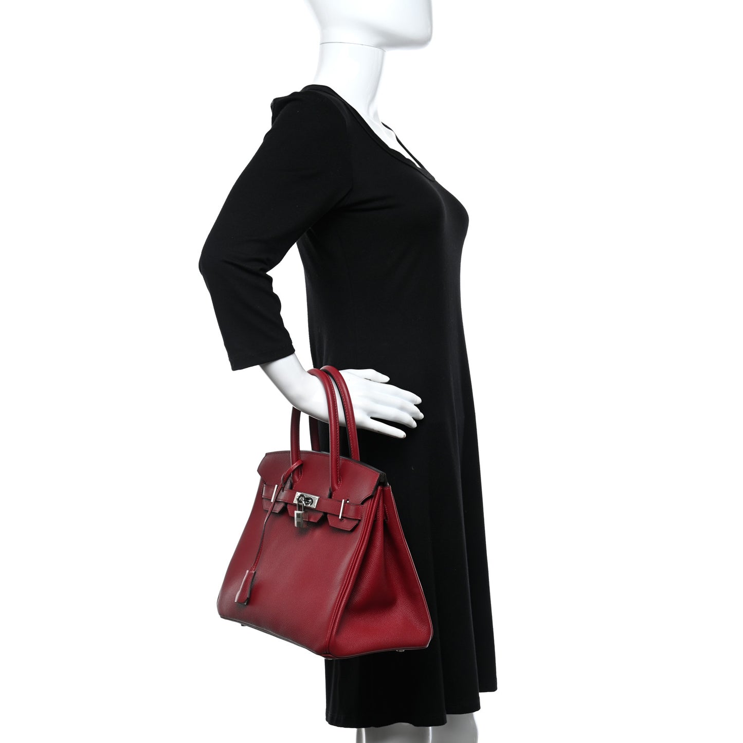 Epsom Birkin 30 Rouge Grenat