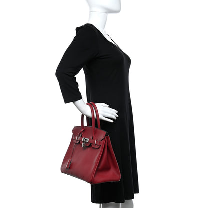 Hermes Epsom Birkin 30 Rouge Grenat 2 of 14