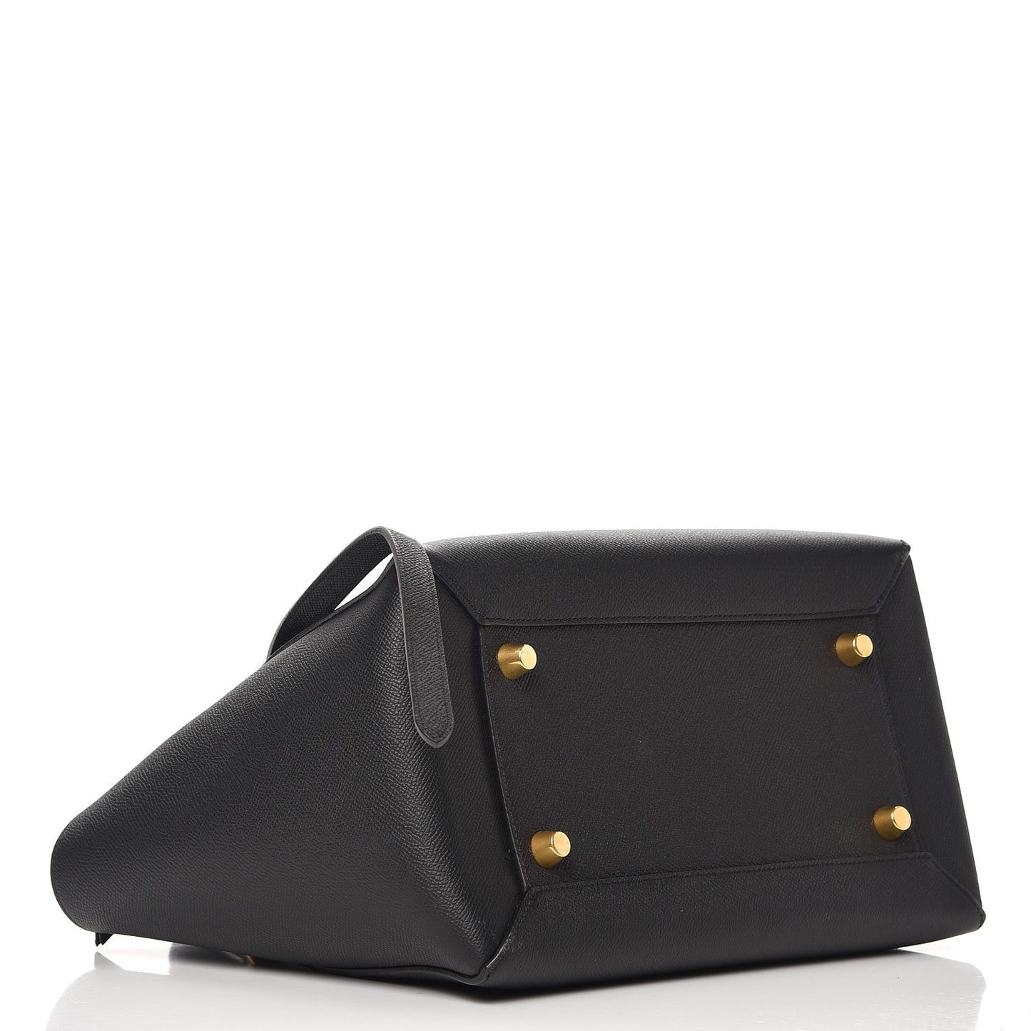 Grained Calfskin Mini Belt Bag Black