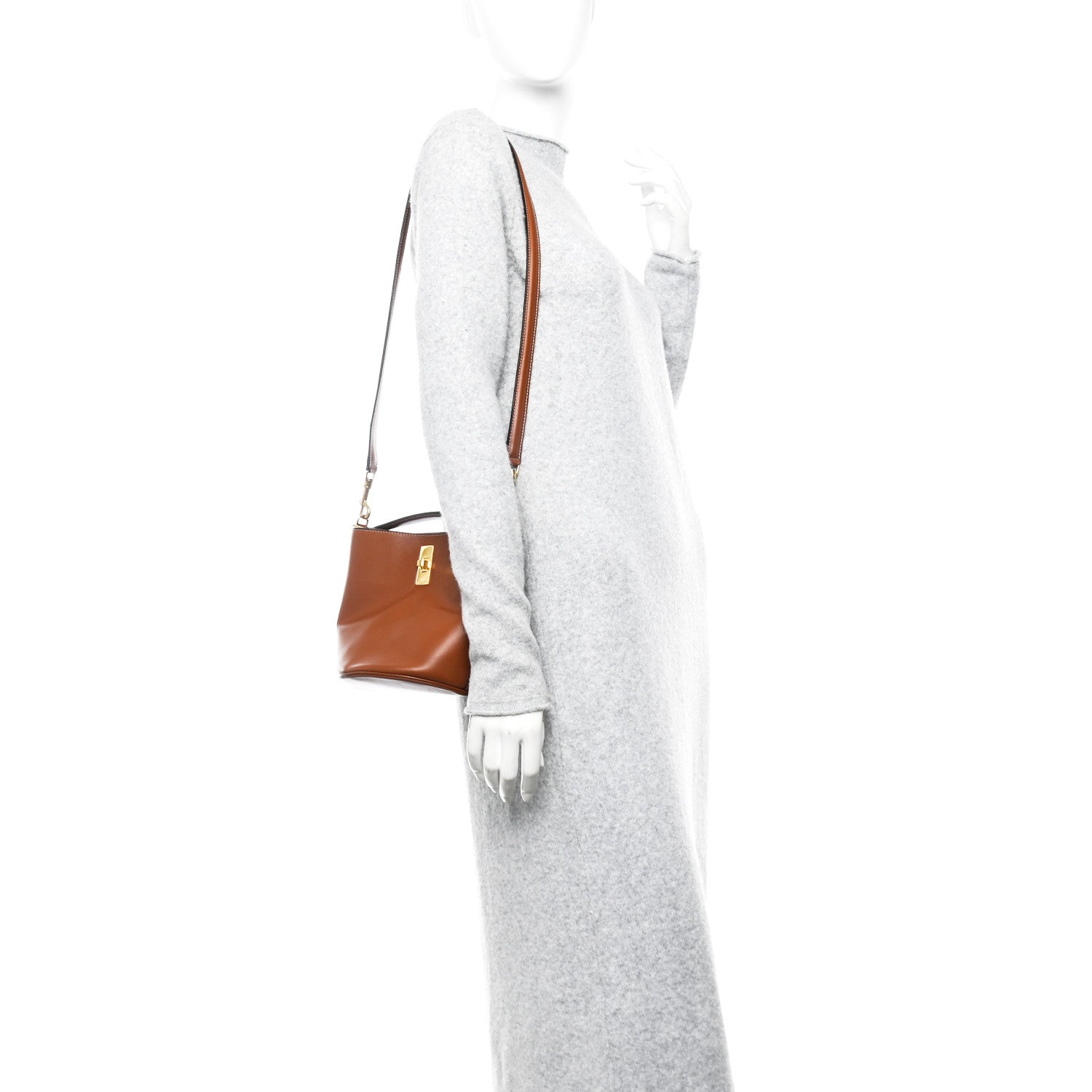 Celine Smooth Calfskin Bucket 16 Bag Tan 2 of 10