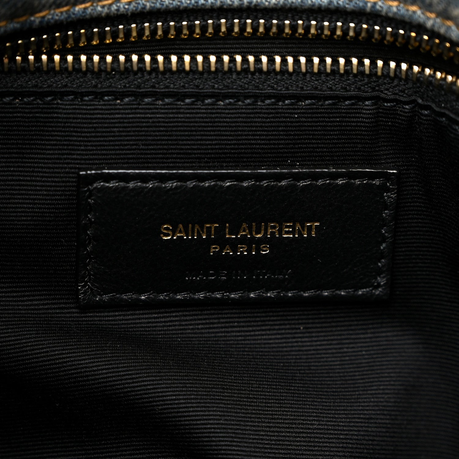 Saint Laurent Denim Quilted Medium Loulou Puffer Monogram Chain Satchel Blue Cinnamon 6 of 10