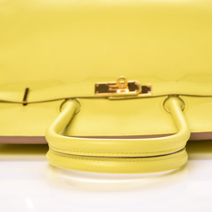 Hermes Epsom Birkin 35 Lime 25 of 35