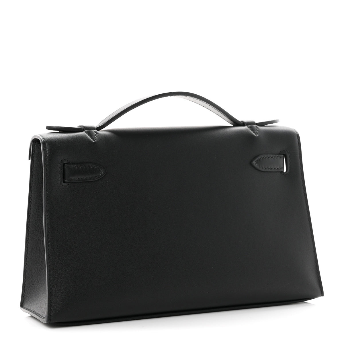 Hermes Swift Kelly Pochette Clutch Black 3 of 11