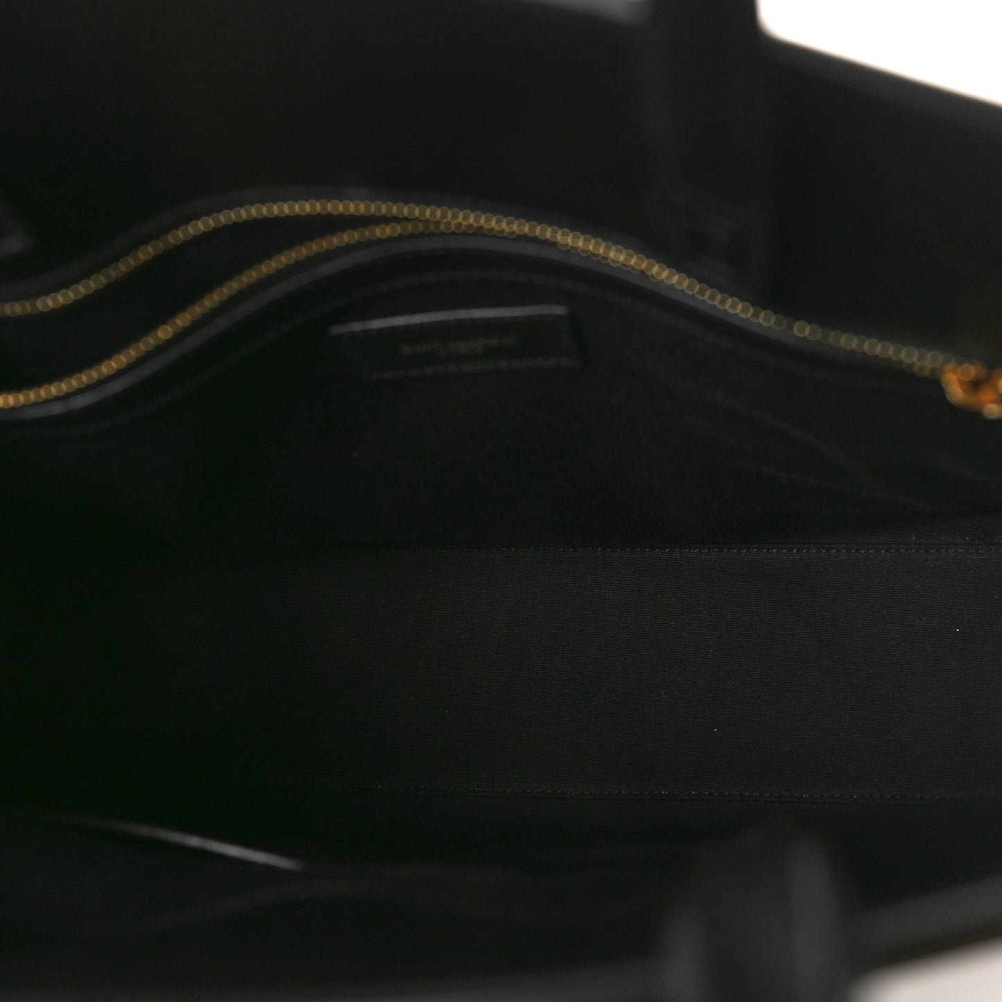 Calfskin Small Manhattan Shopper Tote Black