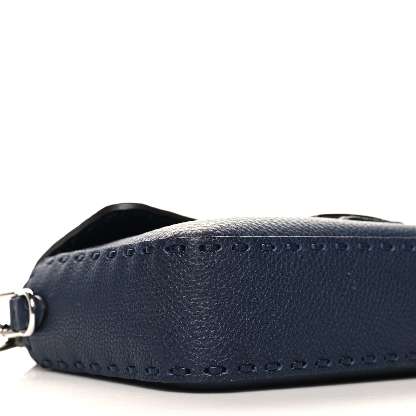 Cuoio Roma Sellerissima Nappa Sintetica Tape Stitch Baguette Notte