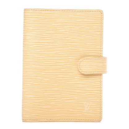 Louis Vuitton Epi Small Ring Agenda Cover Vanilla 1 of 10