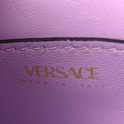 Versace Calfskin Medusa Small Top Handle Handbag Lilac 6 of 11