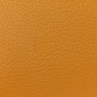 Celine Drummed Calfskin Nano Luggage Ocre 13 of 13