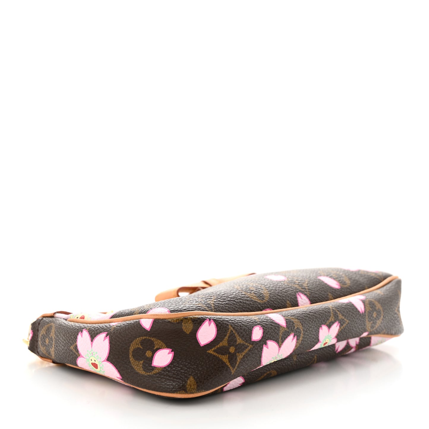 Monogram Cherry Blossom Pochette Accessories Brown
