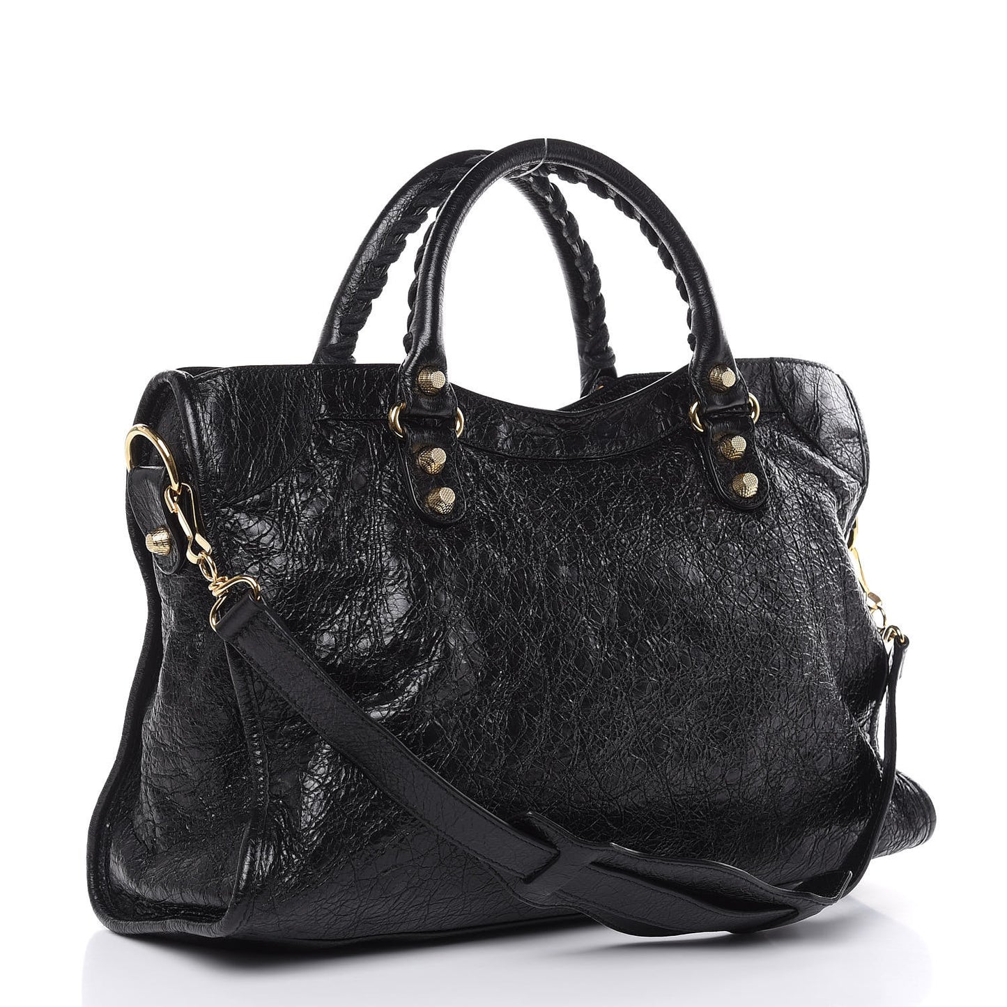 Agneau Giant 12 Gold Hardware City Black