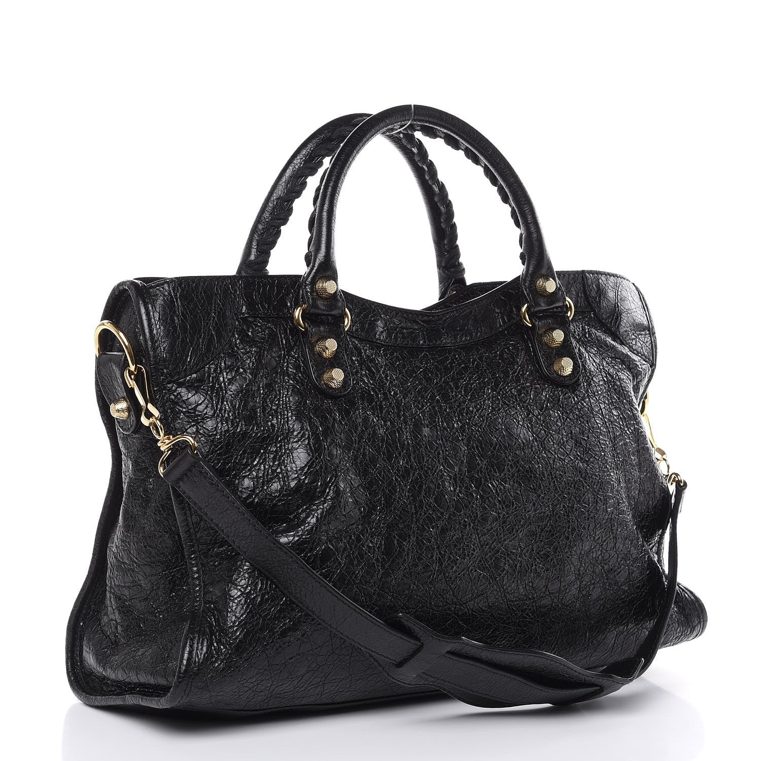 Balenciaga Agneau Giant 12 Gold Hardware City Black 3 of 9