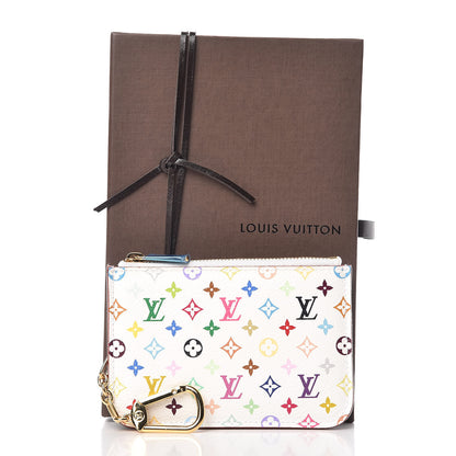 Louis Vuitton Monogram Multicolor Key Pouch White Litchi 11 of 11