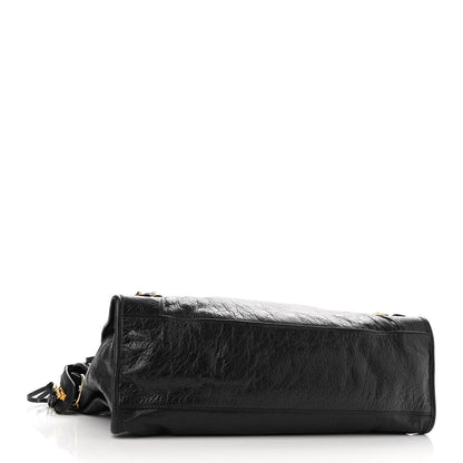 Balenciaga Agneau Classic Gold Hardware City Black 4 of 10