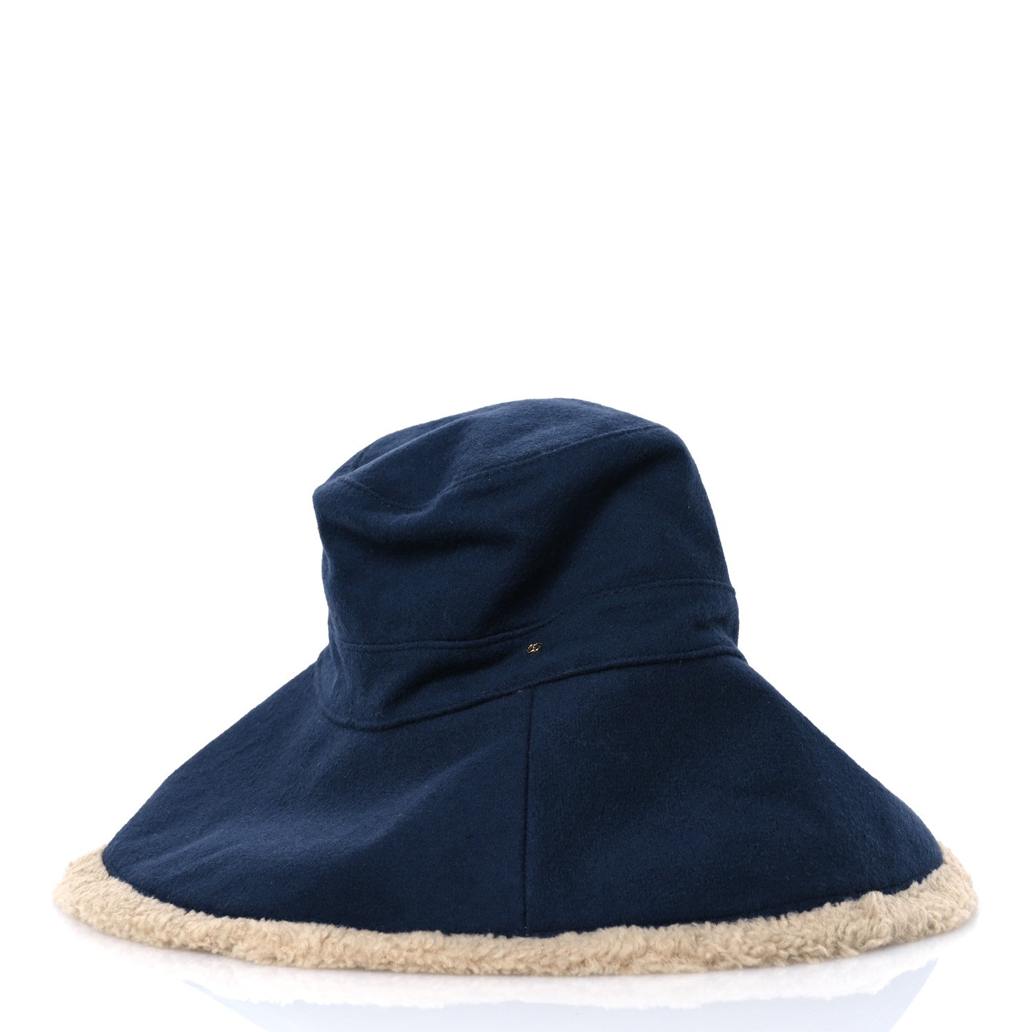 Gucci Wool Shearling GG Bucket Hat Navy 4 of 9