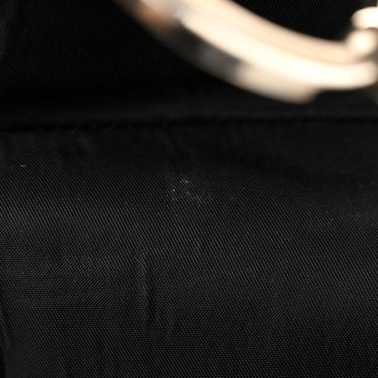Christian Dior Pony Hair Saddle Bag Blue Brown 16 of 17