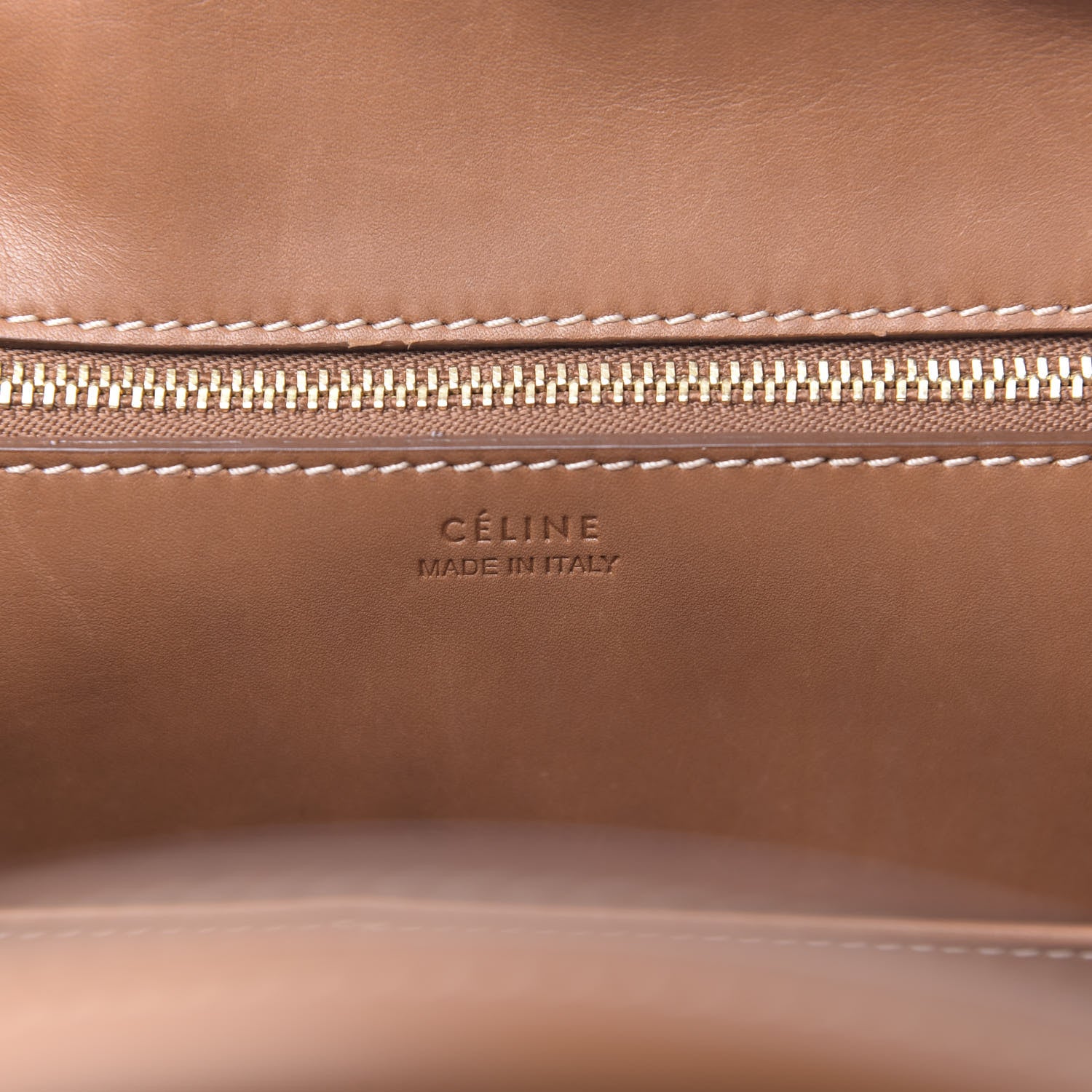 Celine Natural Calfskin Mini Tie Knot Tote Tan 6 of 12