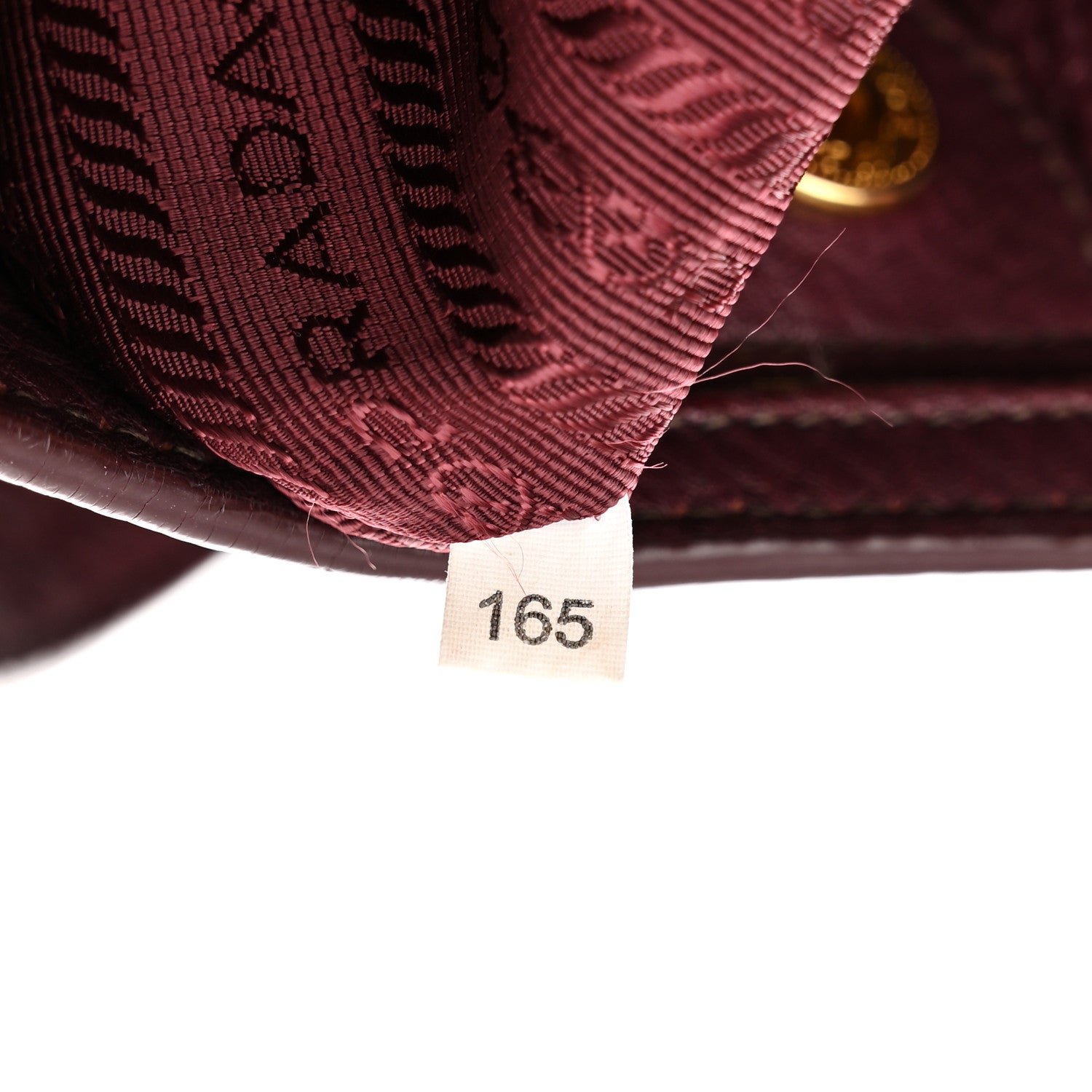 Prada Vitello Daino Tote Granato 7 of 17
