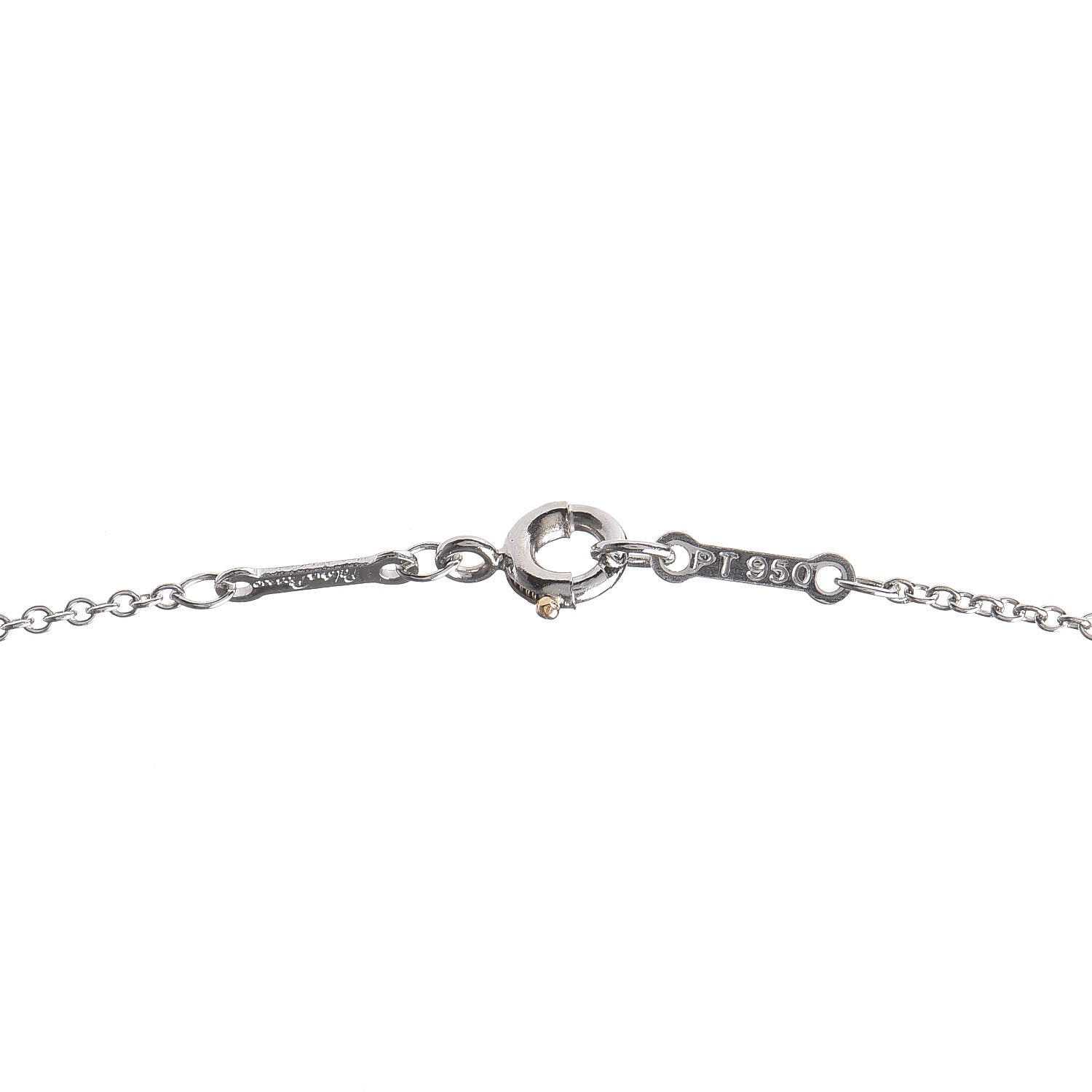 Tiffany Platinum Diamond Daisy Pendant Necklace 5 of 7