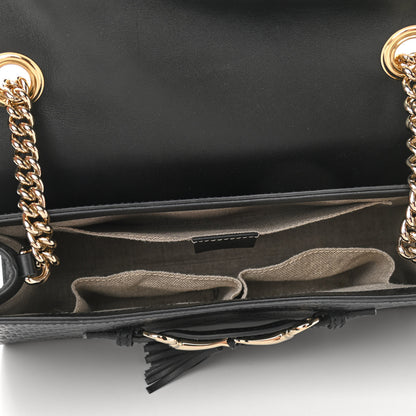 Gucci Microguccissima Medium Emily Chain Shoulder Bag Black 5 of 10