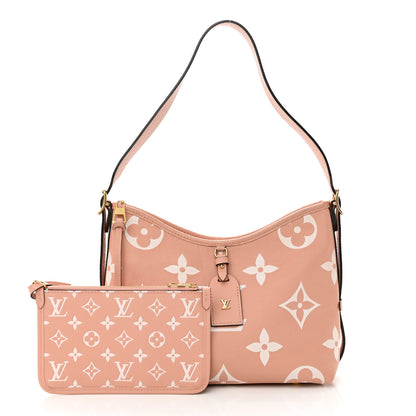 Louis Vuitton Empreinte Monogram Giant CarryAll PM Trianon Pink Cream 3 of 11