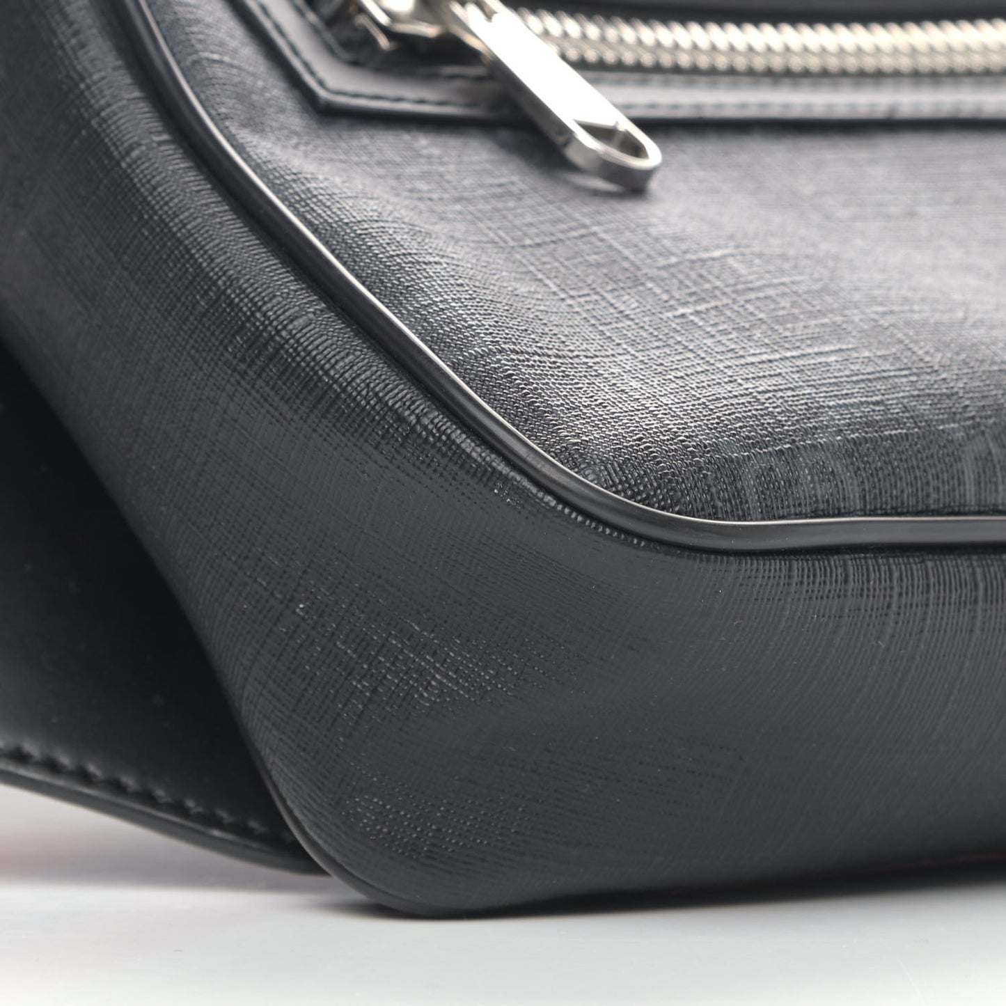 Soft GG Supreme Monogram Web Belt Bag Black Grey