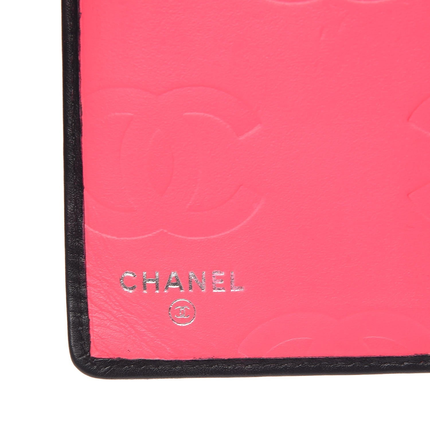 Chanel Calfskin Quilted Cambon Yen Wallet Black White 6 of 11