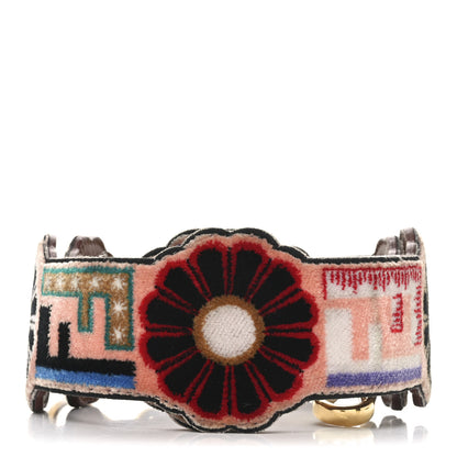 Fendi Velvet Vitello Dolce Fun Fair Embroidered Strap You Multicolor 2 of 4