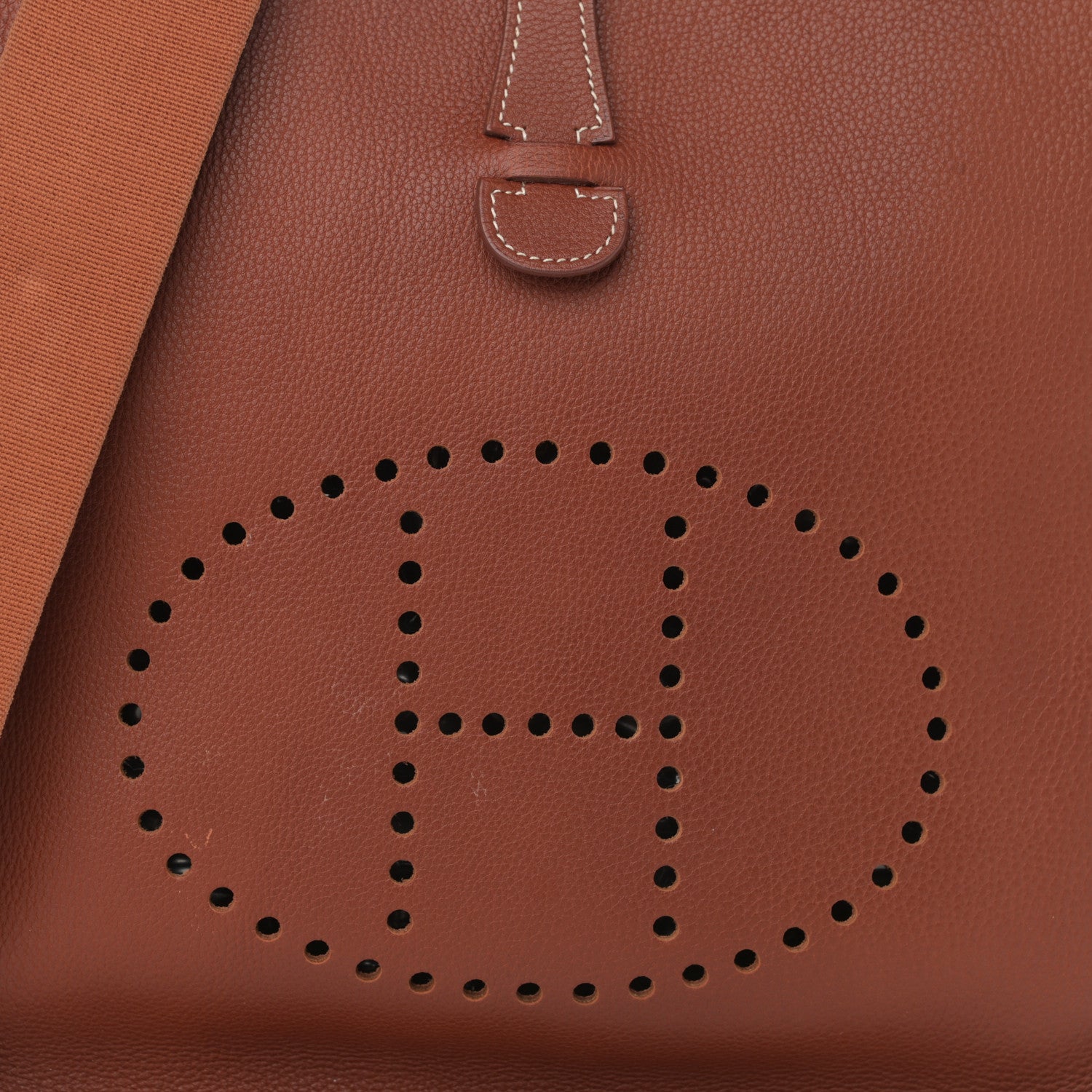 Hermes Taurillon Clemence Evelyne GM Gold 7 of 12