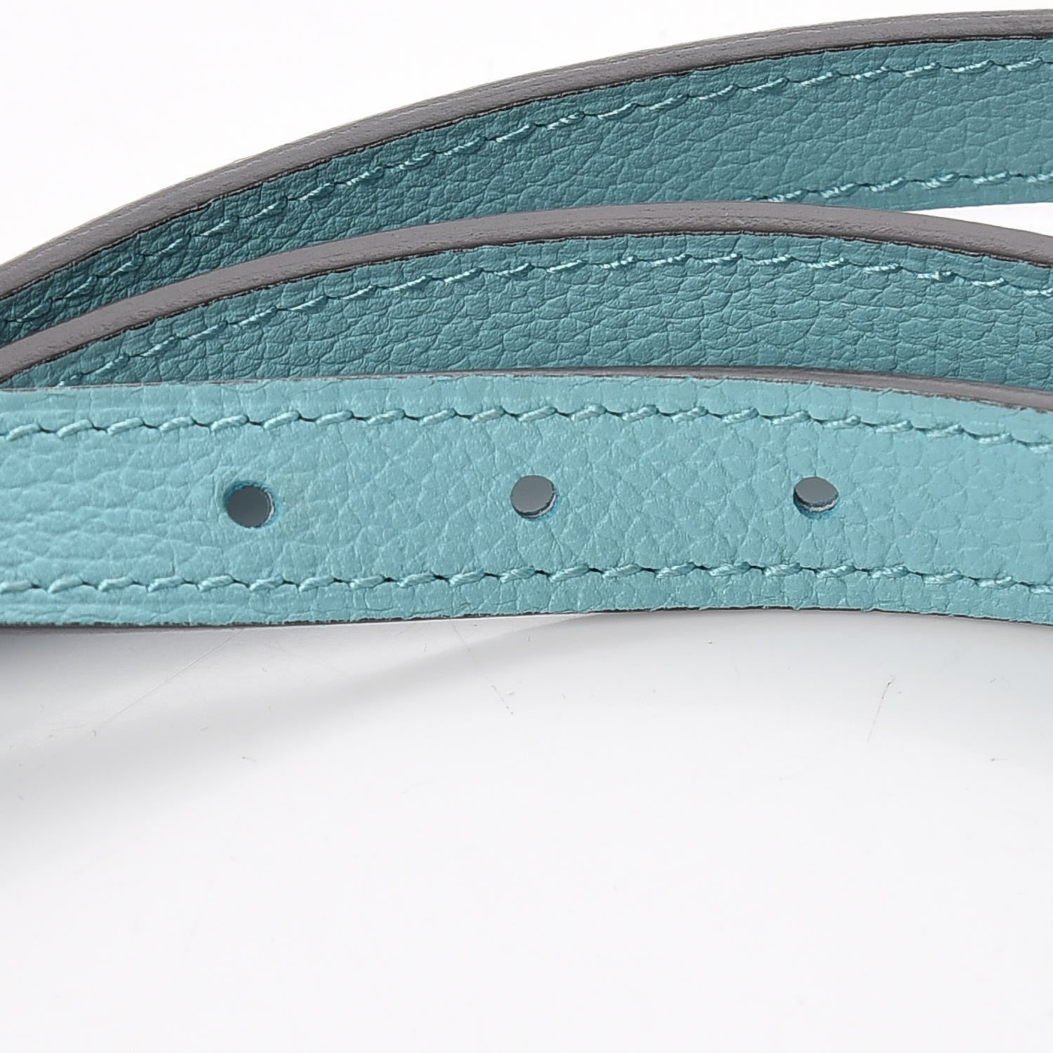 Hermes Epsom Swift 13mm Focus Belt 90 Bleu Atoll Colvert 4 of 8